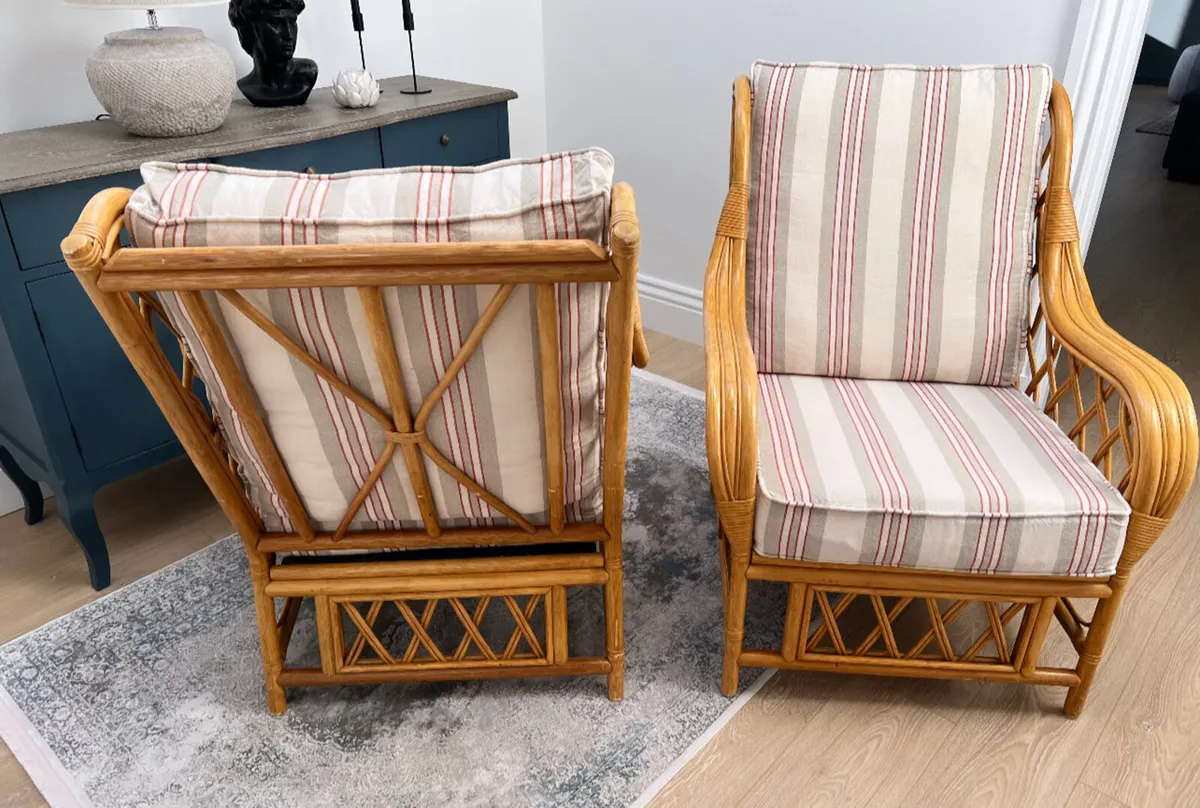 Rattan furniture, Bamboo chair, - Image 3