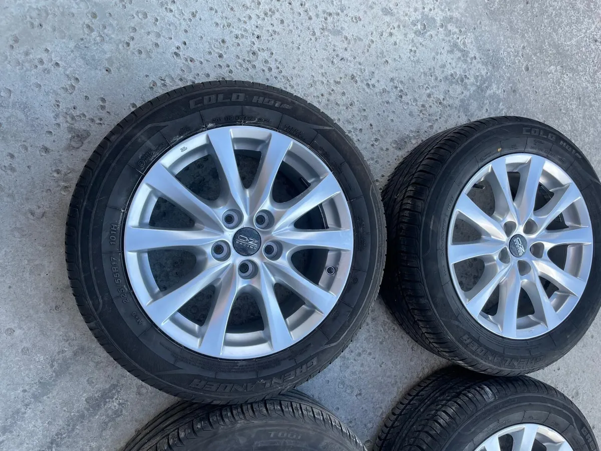 Ford/Mazda/Volvo Alloy Wheels & Tyres 225/55R17 - Image 2