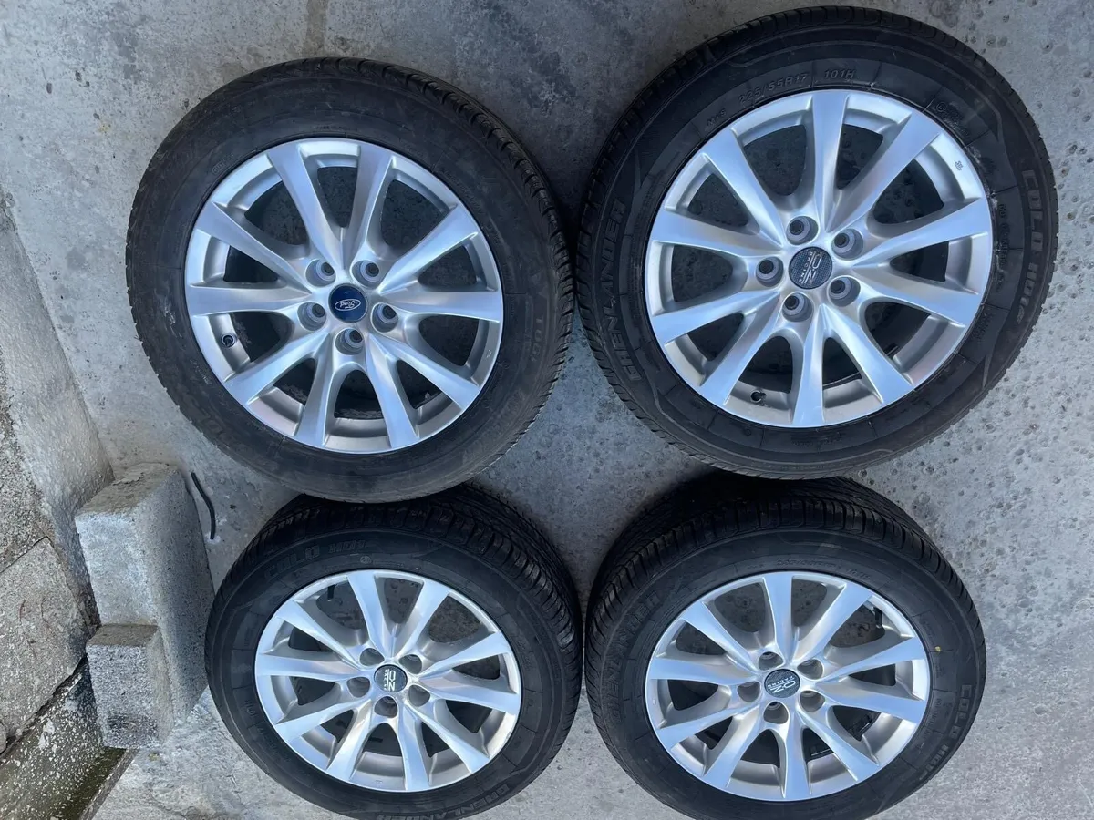 Ford/Mazda/Volvo Alloy Wheels & Tyres 225/55R17 - Image 4