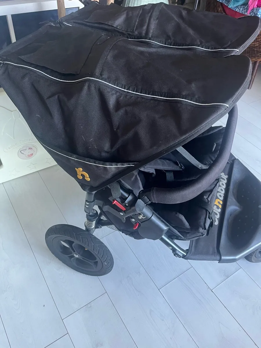 Out and about double buggy v4 nipper - Image 2