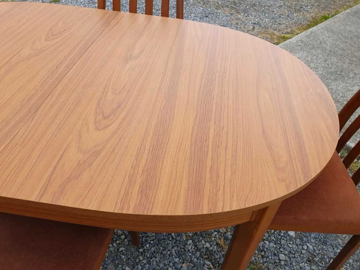 Mid century teak dining stonehill stateroom new! - Image 4
