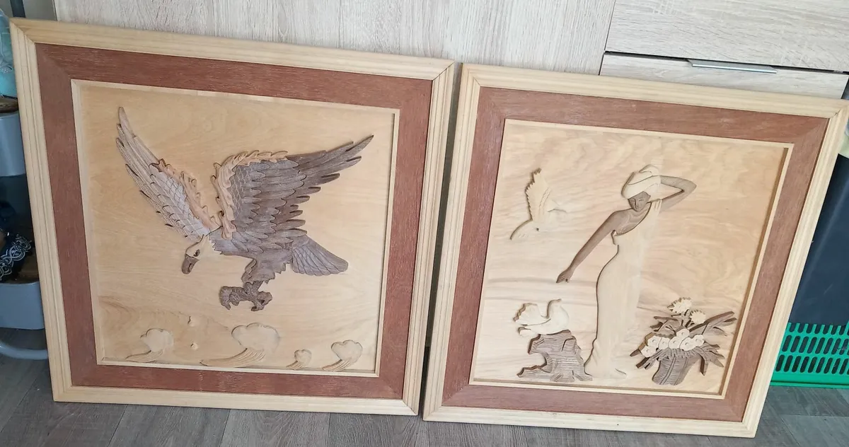 Art Woodcraft Picture - Image 1
