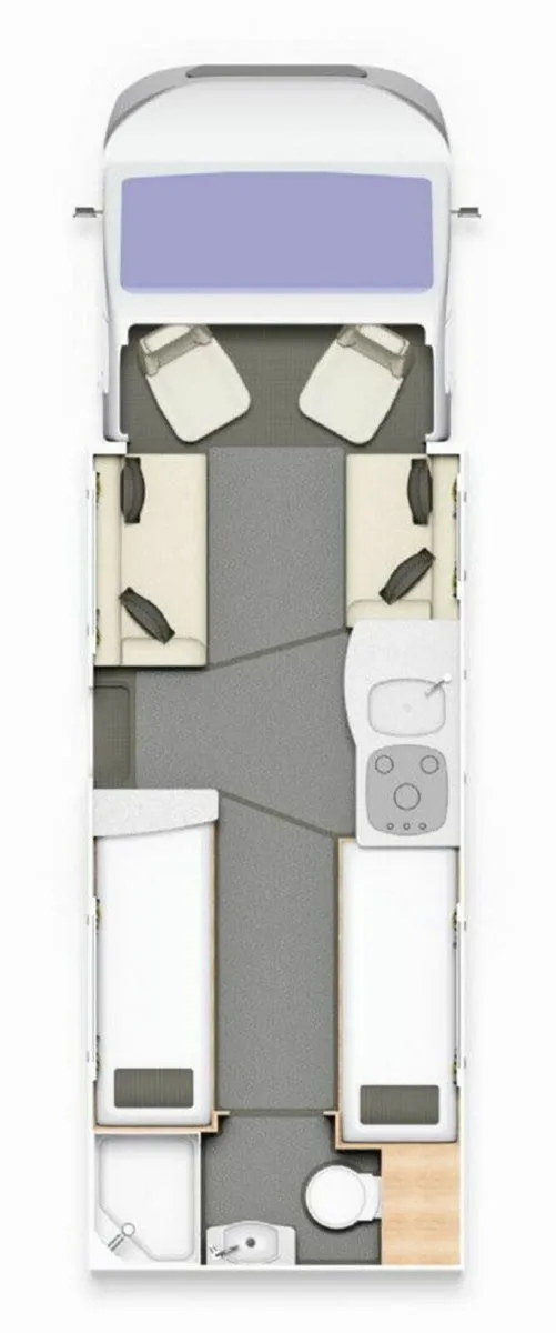 2020 Elddis Exclusive 185 4 berth twin - Image 4