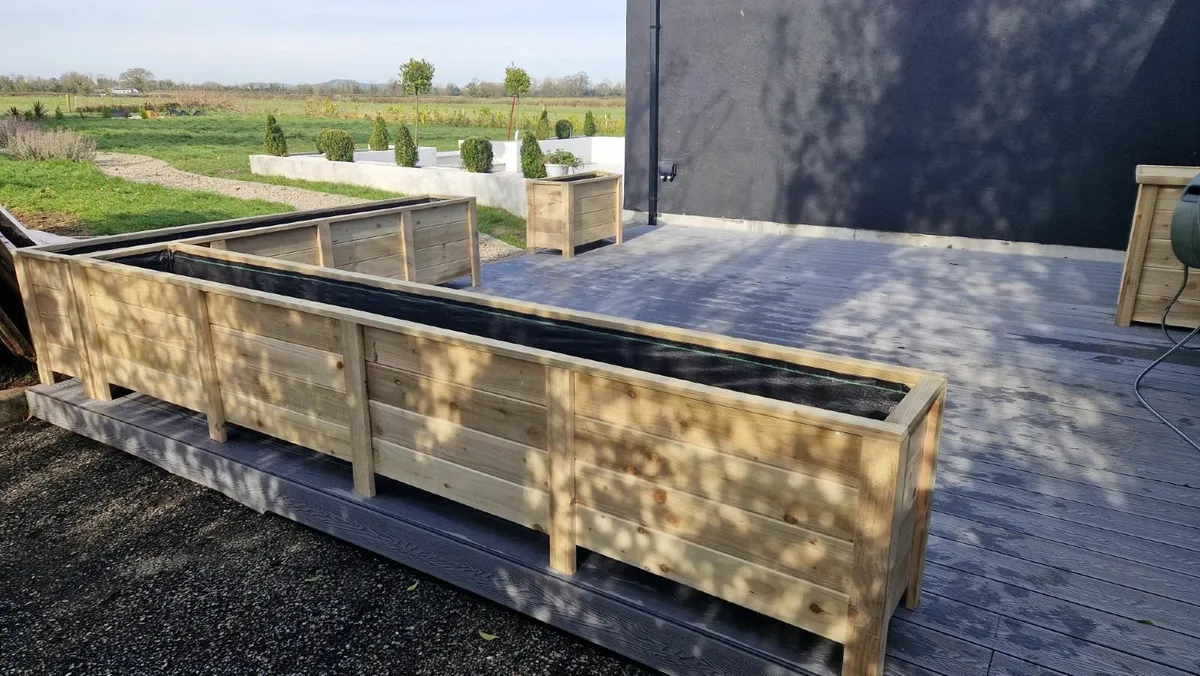 Custom Handmade Wooden Planters – Built to Last - Image 1