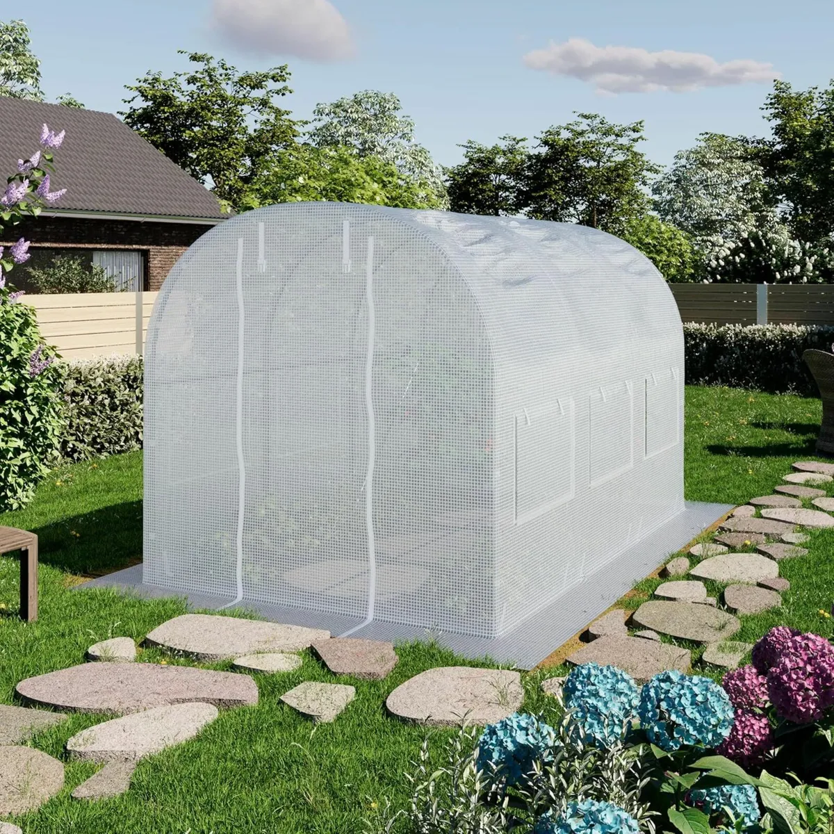 Polytunnel 3 x 2 m Stable and Durable ..Free Deliv - Image 1