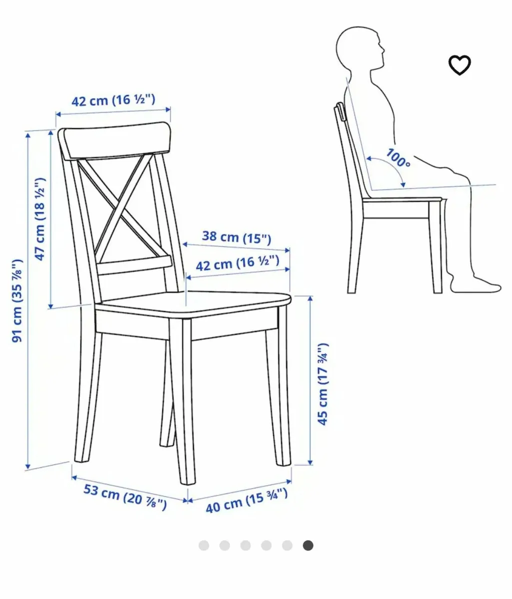 Dining table and chairs - Image 2