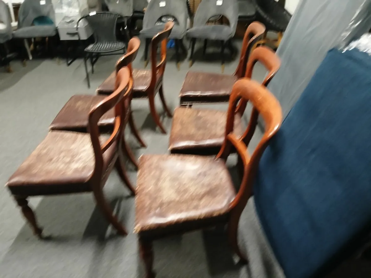 Chairs lot of (6)....vintage delivered - Image 3