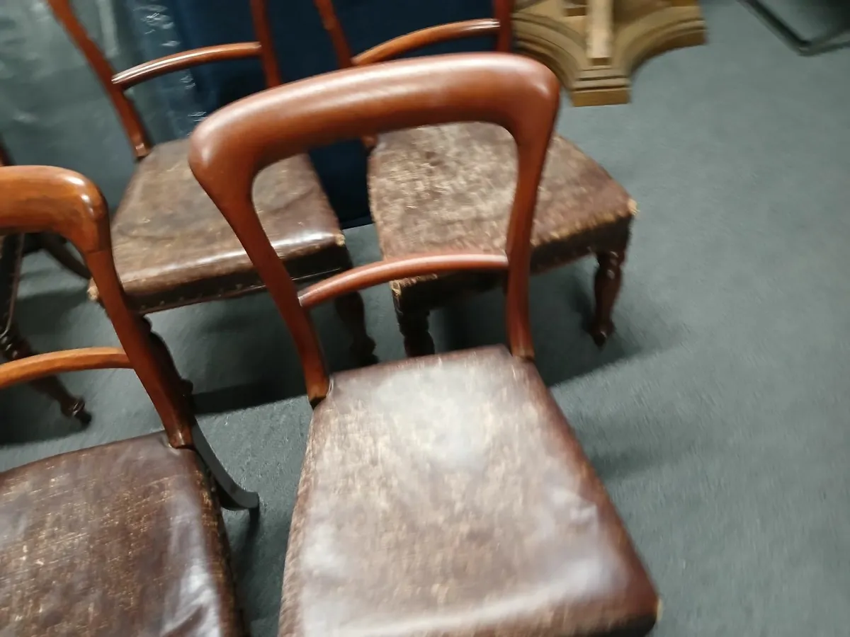 Chairs lot of (6)....vintage delivered - Image 4
