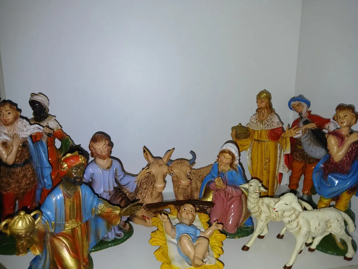 Vintage nativity set