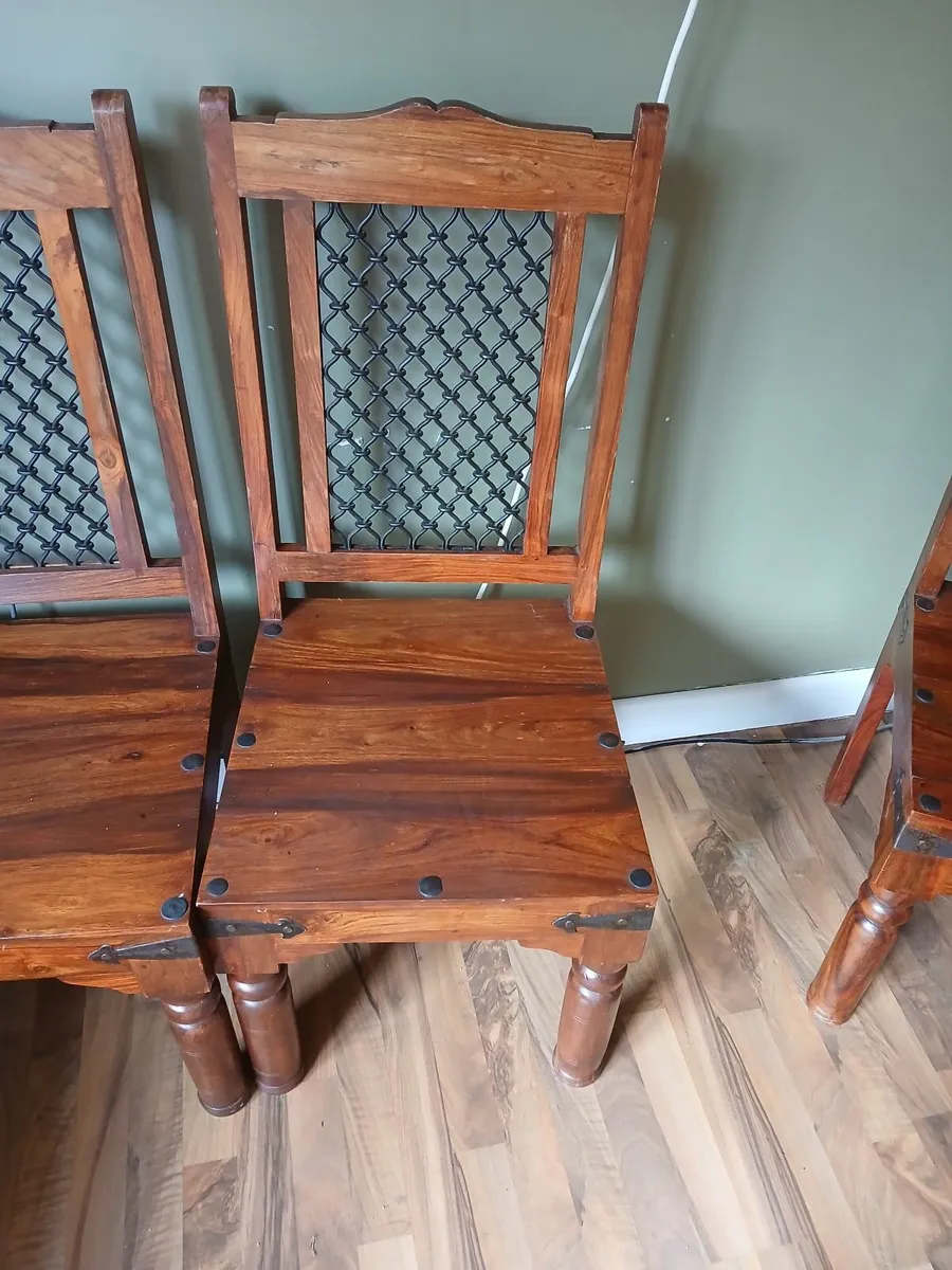 Dining table & 4 chairs - Image 2