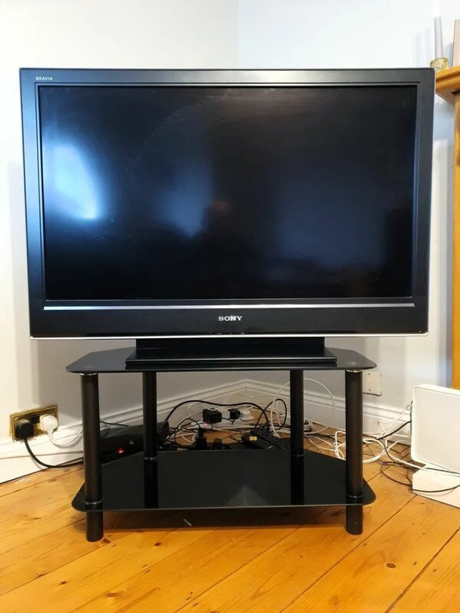 Sony Television including TV stand - Image 1