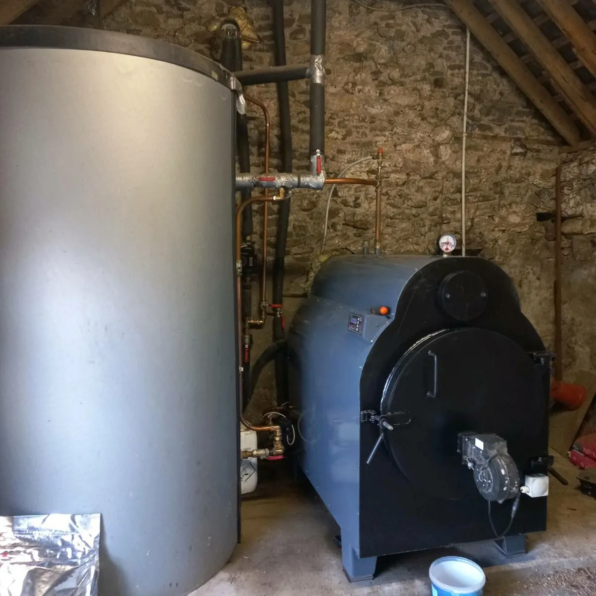 Solid fuel boiler - Image 1