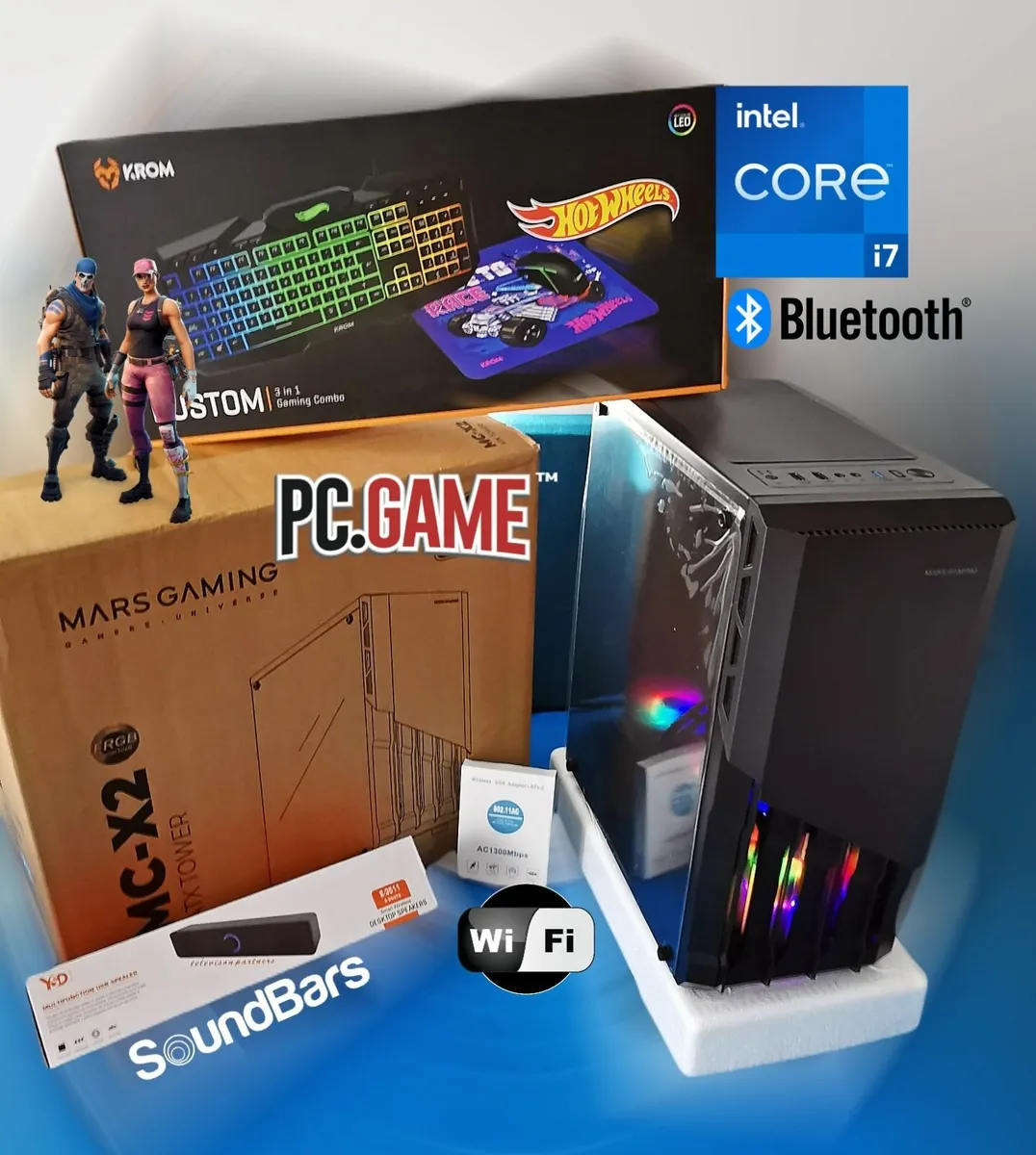 PC GAMING COMPUTER 1 TB SSD 8 FANS LED - Image 1