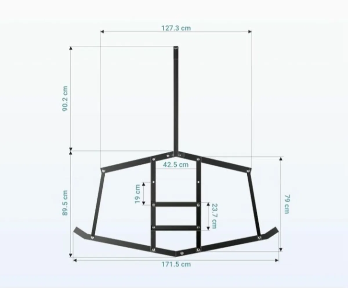 Lawn Leveling Rake 76 x 25.4 cm Free Delivery - Image 1