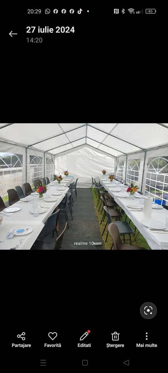 Marquee 5x8 meters