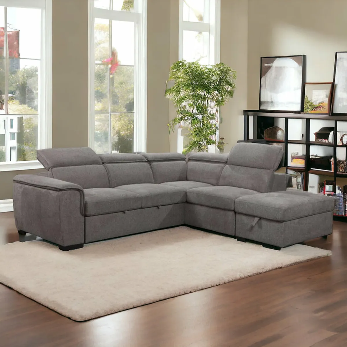 Brand new Prague corner sofa beds reduced