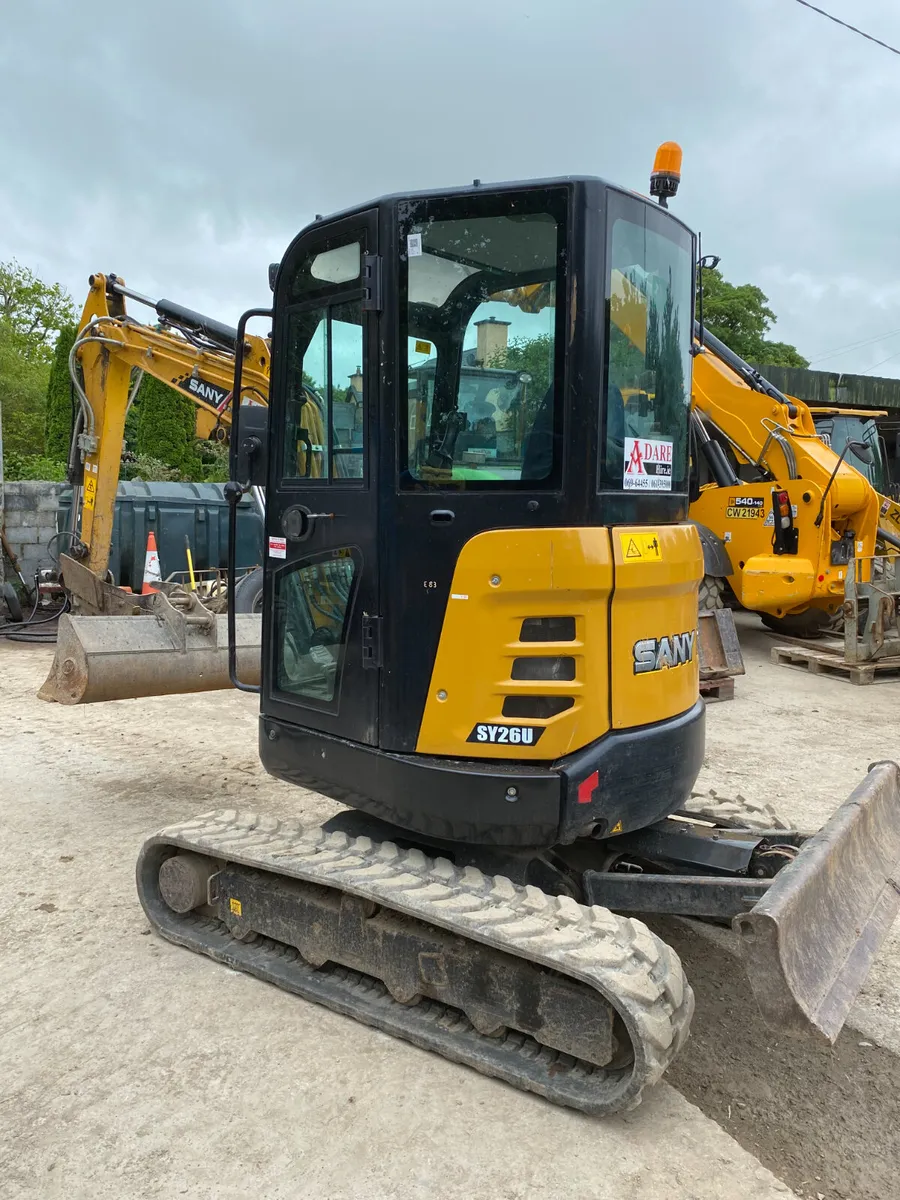 Sany SY26U Mini Excavator For Sale - Image 3