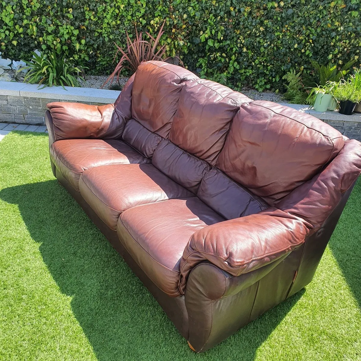 Leather Sofa - Image 1