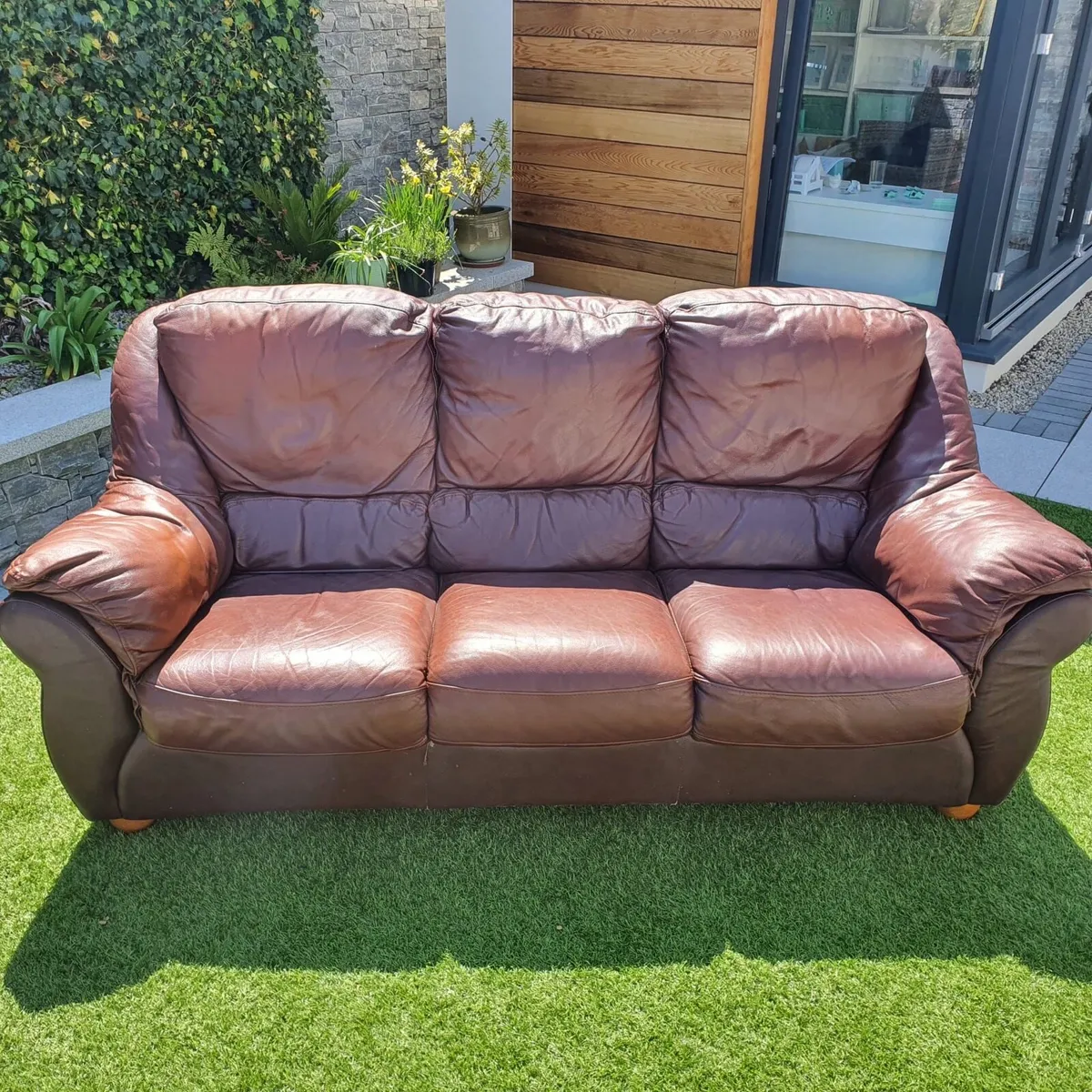 Leather Sofa - Image 2