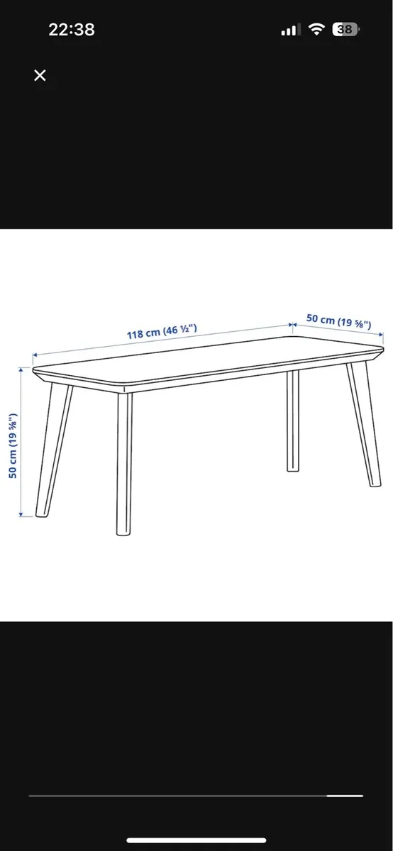 Ikea Lisabo coffee table - Image 3