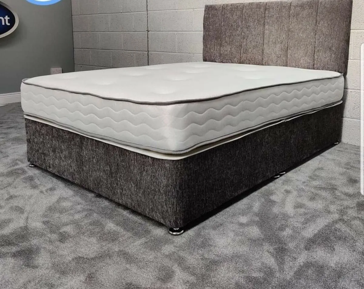 ⚡️NEW DOUBLE 4FT6 DIVAN BEDS WITH MATTRESSES⚡️ - Image 3