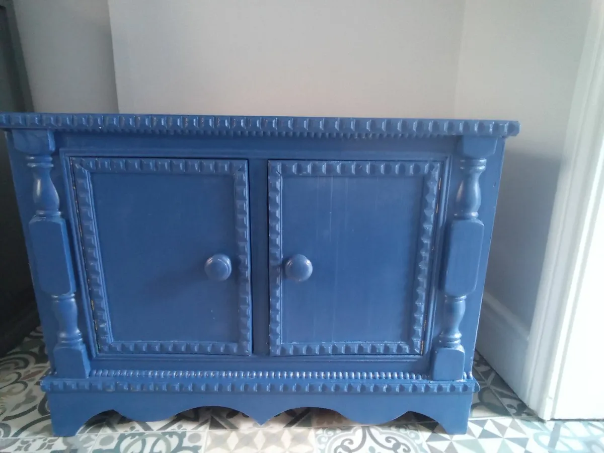 Navy Blue Cabinet - Image 1