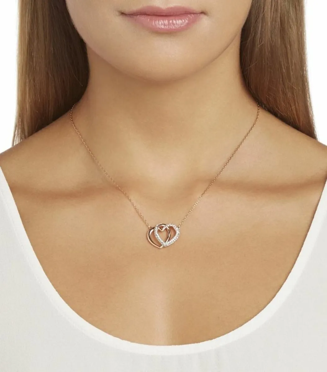 Women Swarovski Necklace With Pendant - Image 2