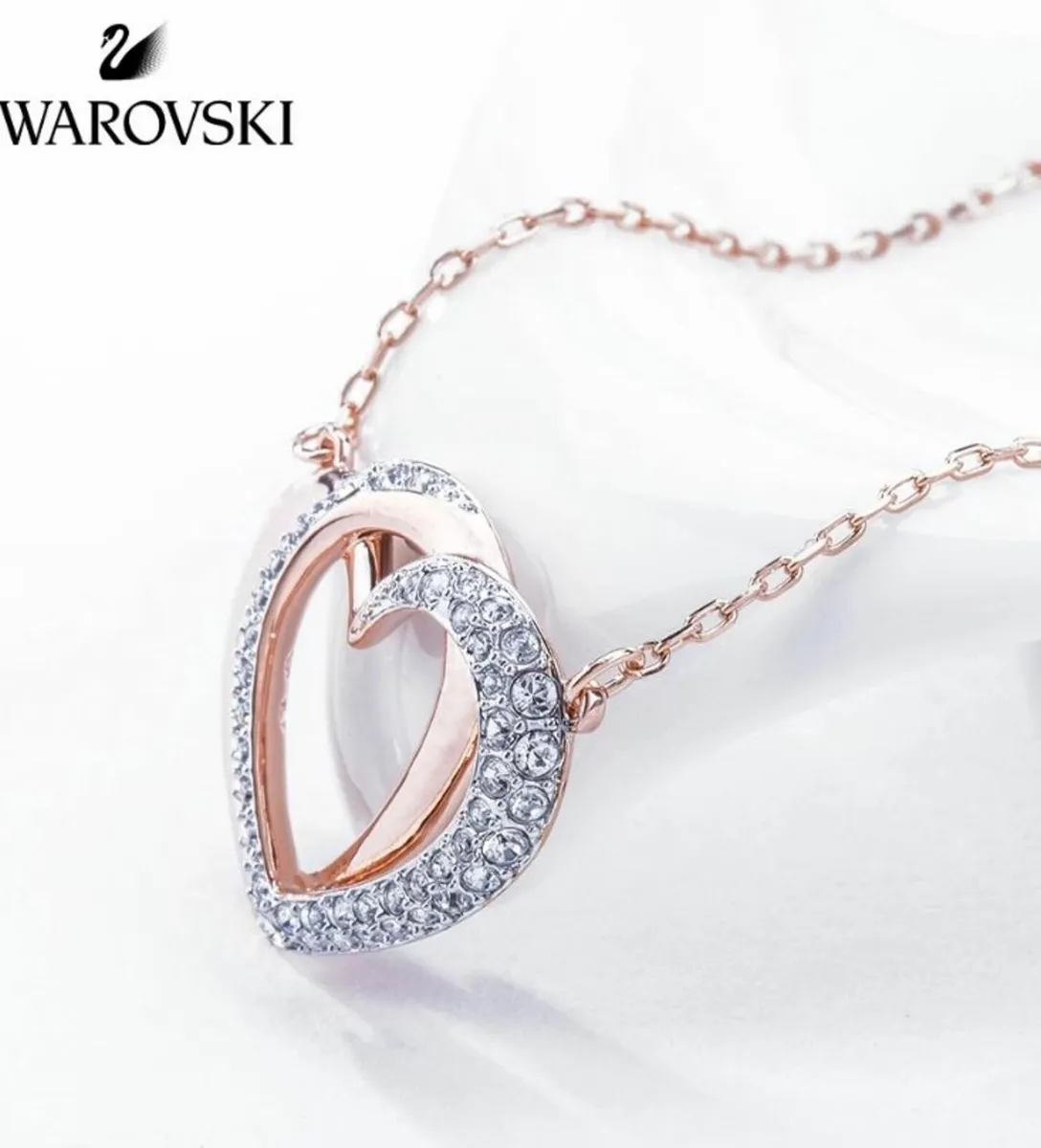 Women Swarovski Necklace With Pendant - Image 1