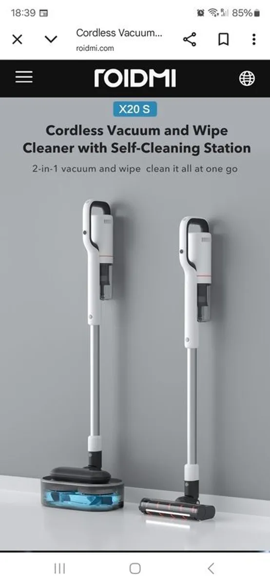 roidmi x20 vacuum cleaner - Image 1