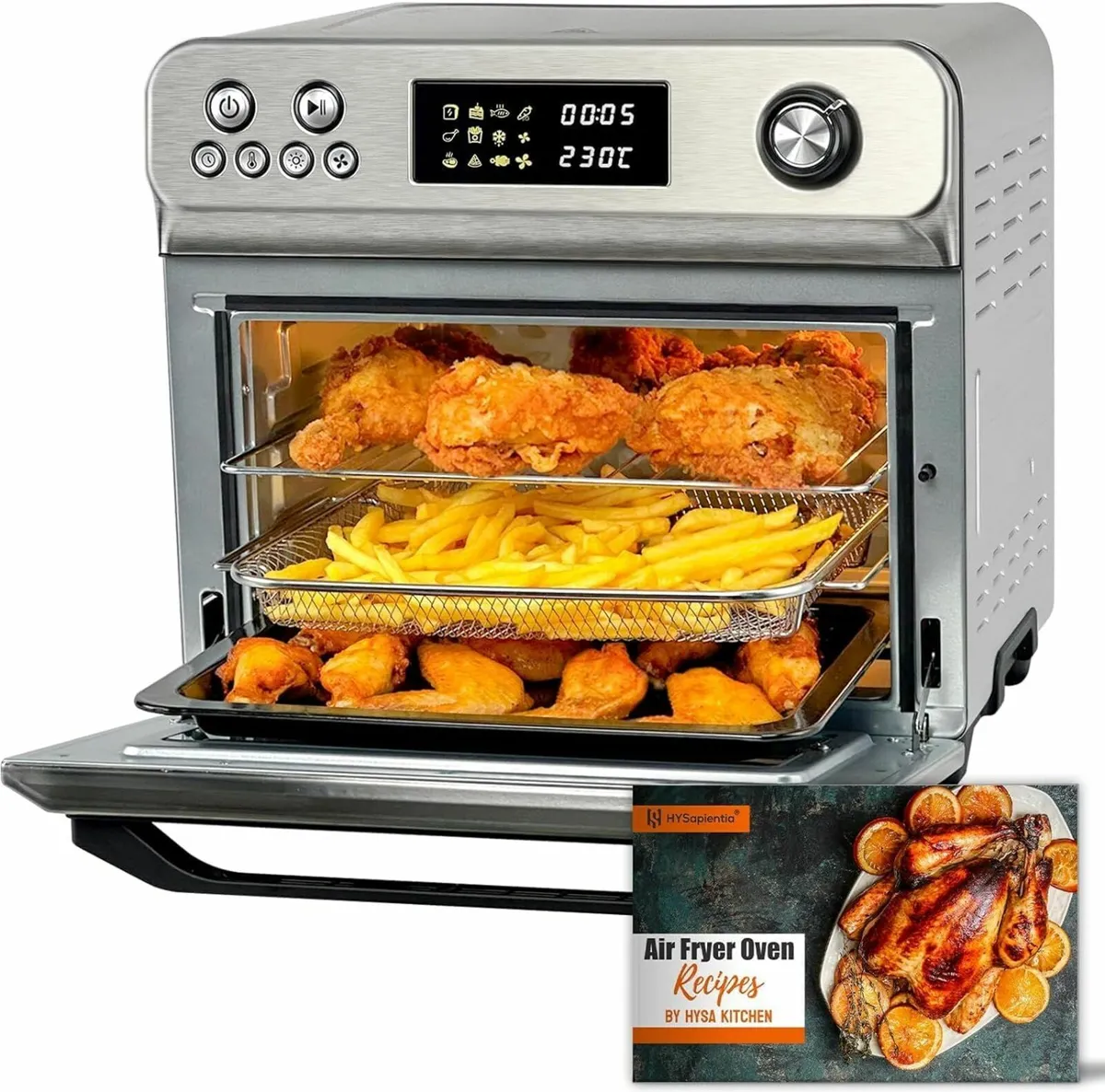 24L Air Fryer Oven Rotisserie Large grill bbq - Image 1