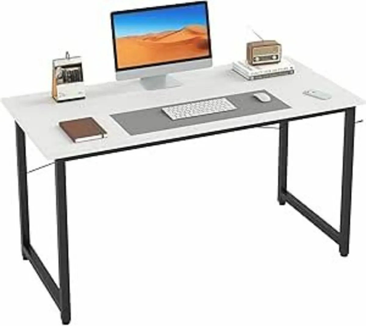 100cm Computer Desk Small White Office Desk White - Image 2