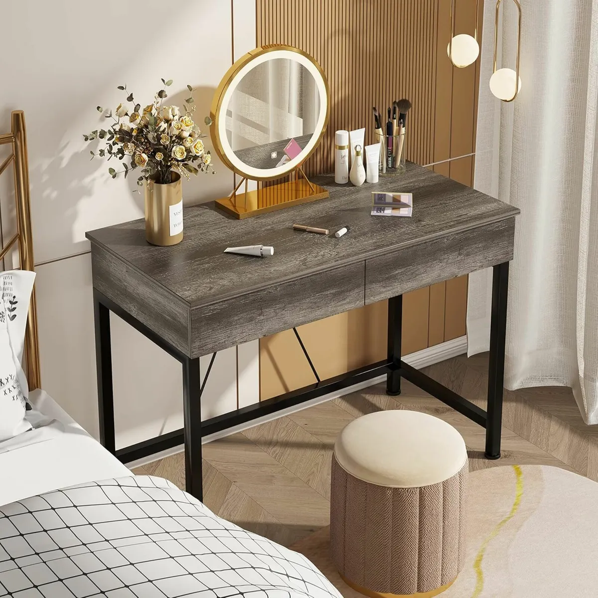 Computer Desk Drawers, Dressing Table Vanity Desk - Image 1