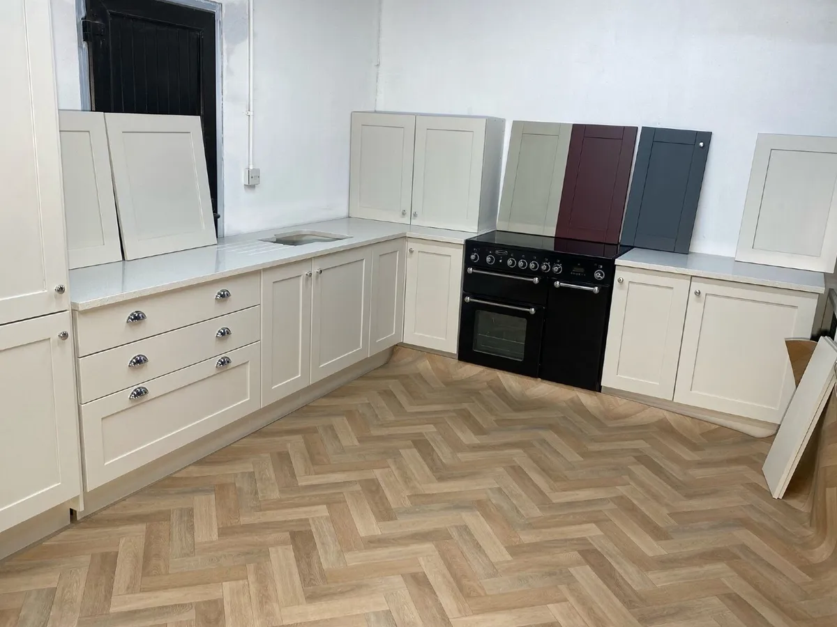 Cream Painted Kitchen  New - Image 1