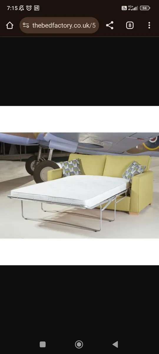 3 Seater Alstons Sofa bed like new - Image 3
