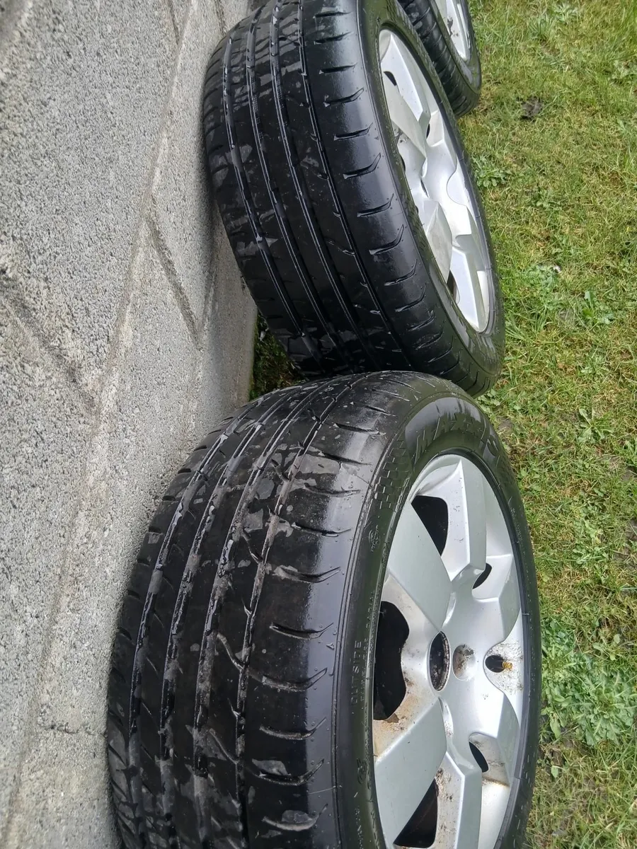 16 inch alloys with tyres, 4 stud 108 PCD - Image 4