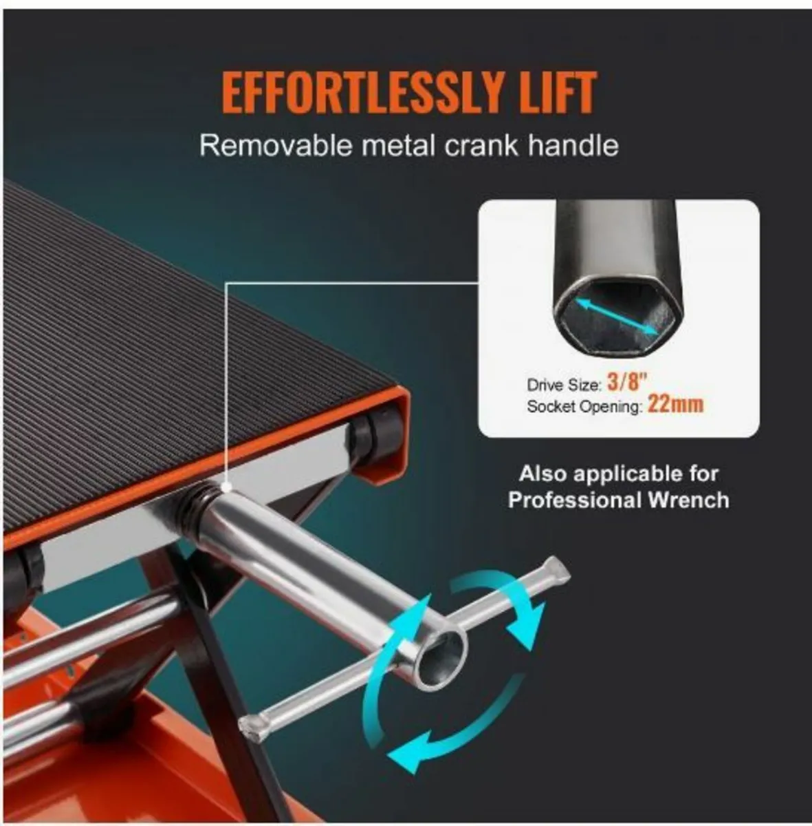 Motorcycle Scissor Jack Lift 1100 lbs - Image 4