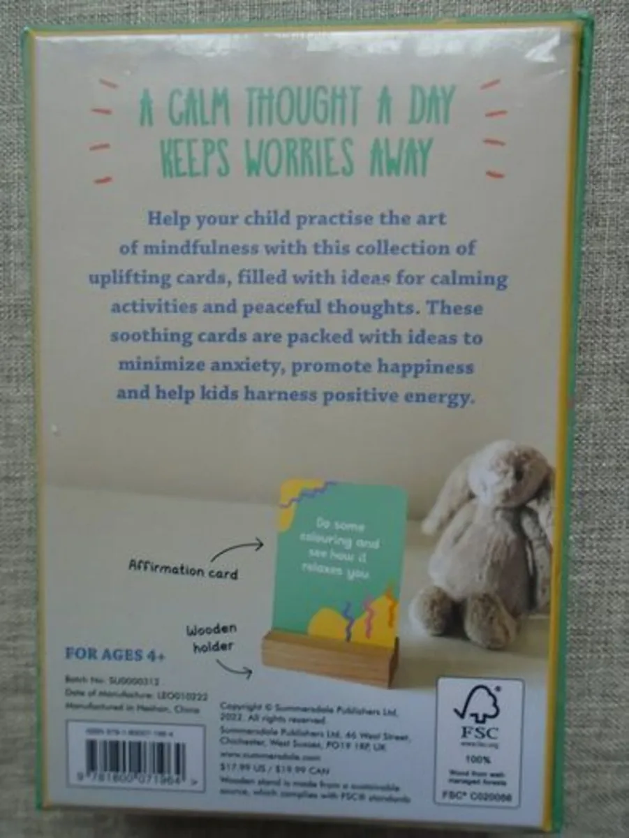 Mindfulness cards for kids, Cards,Gift - Image 2