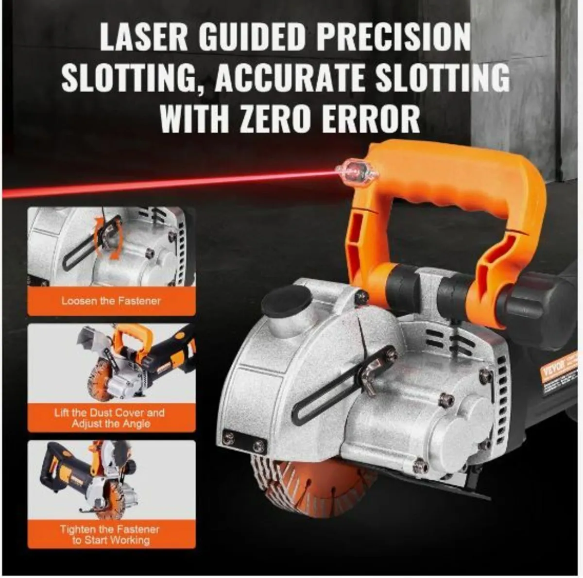 42mm Electric Wall Chaser Groove Cutting Machine - Image 3