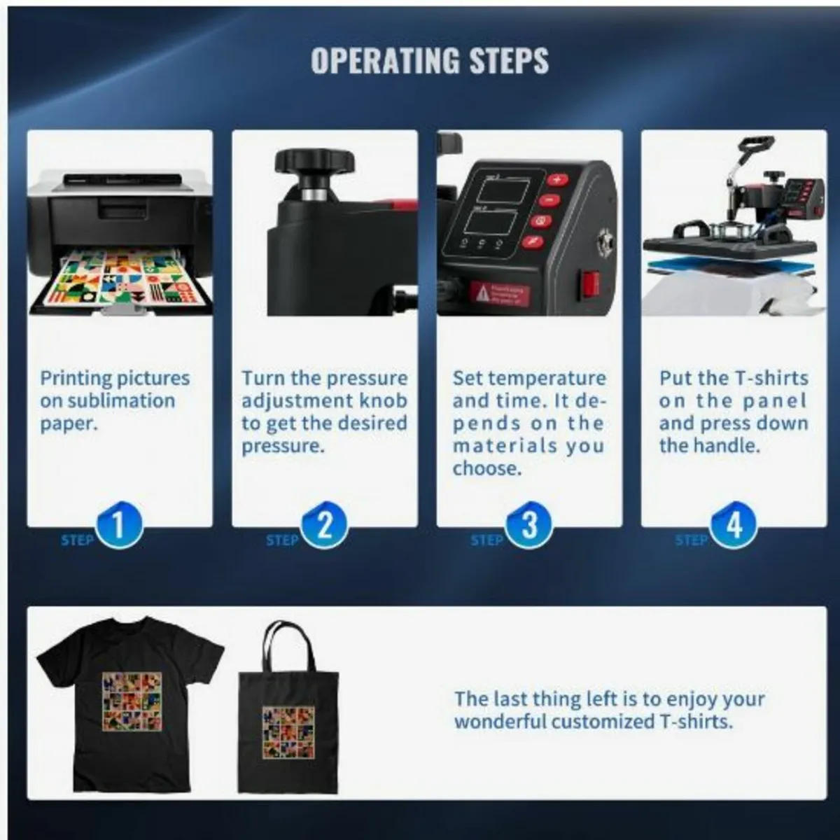 Heat Press, 5 in 1 Heat Press Machine Machine - Image 3