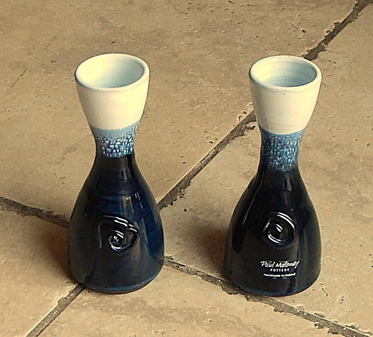 Pair of Paul Maloney Pottery ‘Ocean’ Vases - Image 2