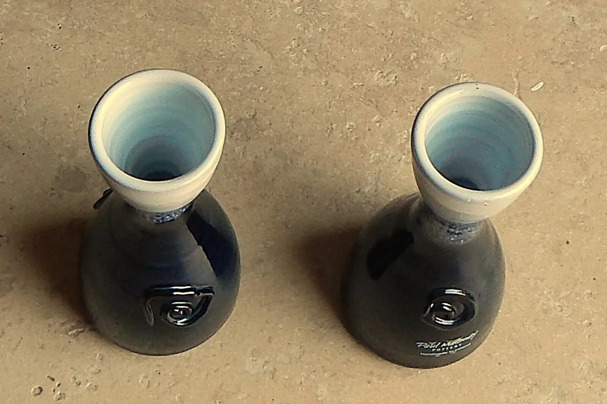Pair of Paul Maloney Pottery ‘Ocean’ Vases - Image 3