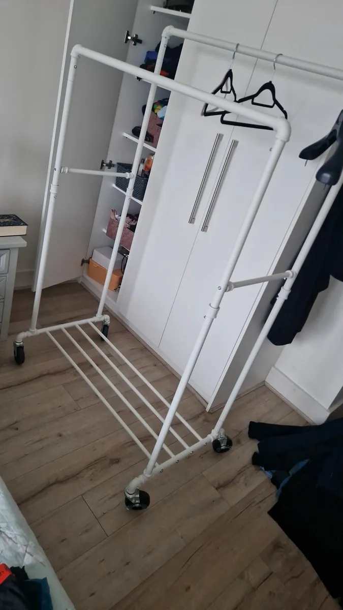 Clothes Display On Wheels