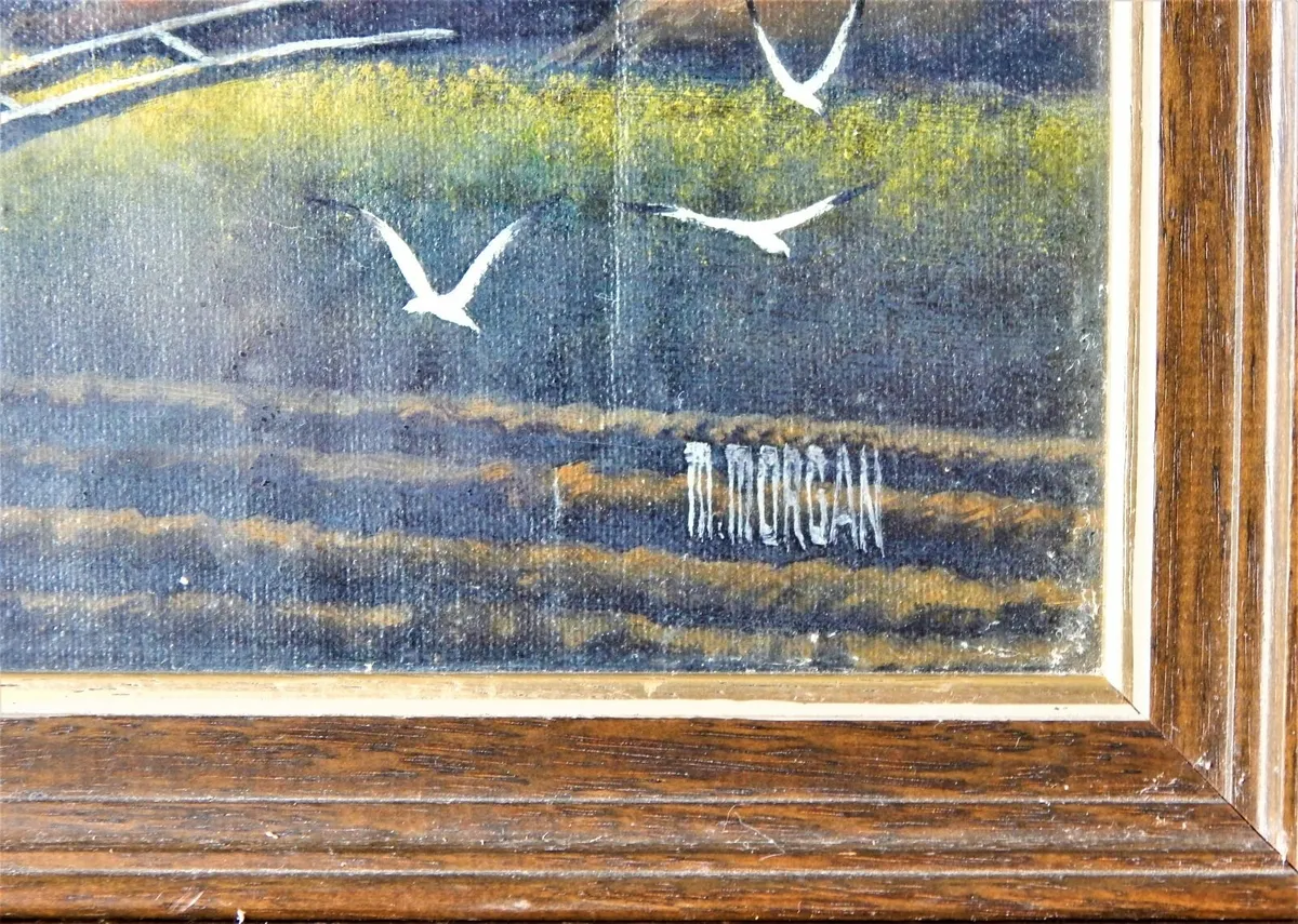 Signed Oil On Canvas Painting - Image 3