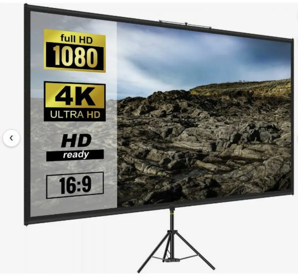 Tripod Projector Screen with Stand 100inch - Image 1