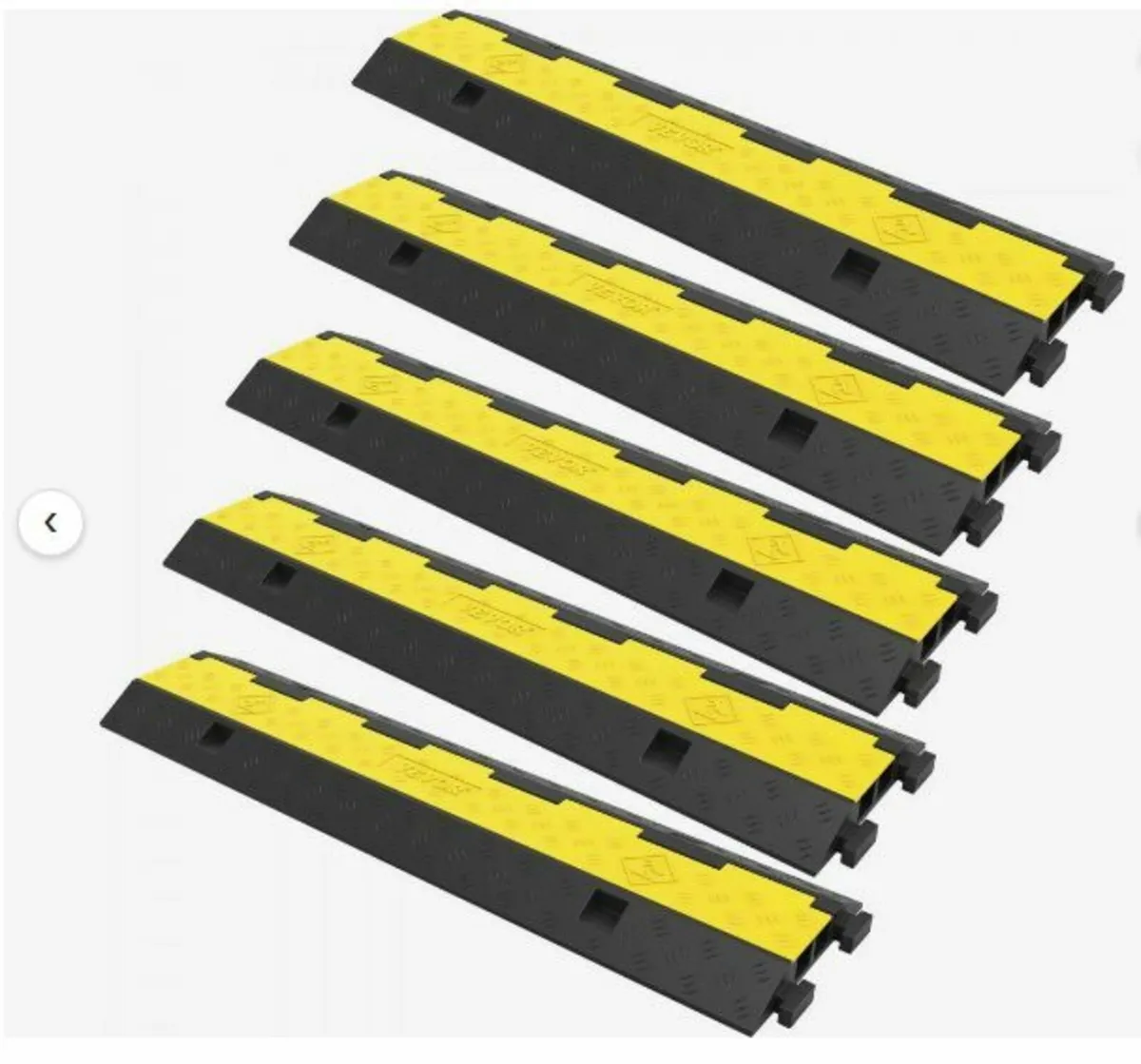Cable Protector Ramp, 5 Packs 2 Channels - Image 1
