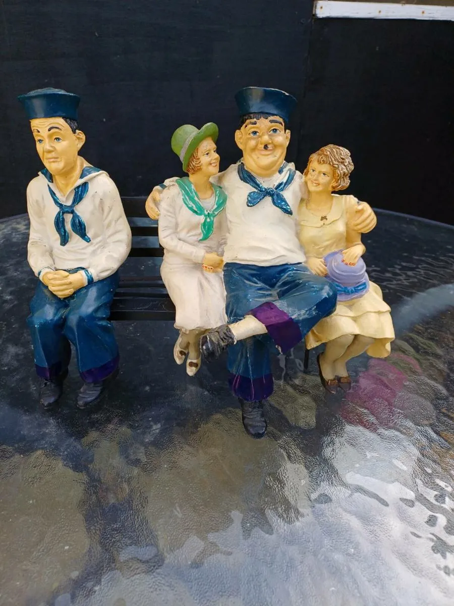 Vintage Laurel & Hardy Ornament - Image 3