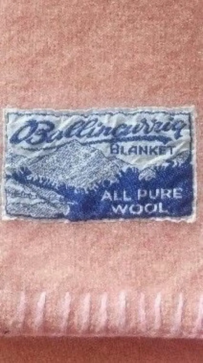 2. Vintage 1960's Ballincurrig Wool Blankets - Image 1