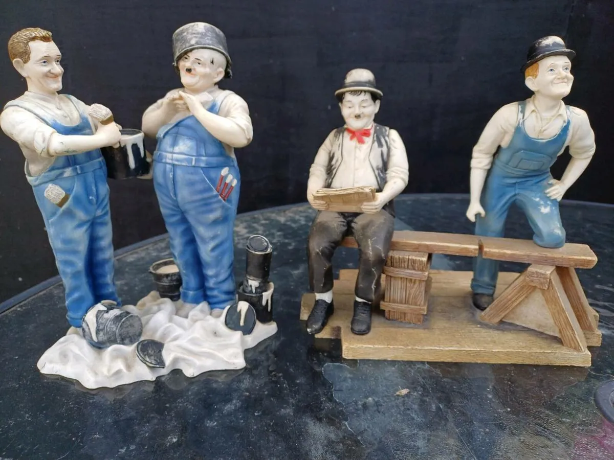Vintage Laurel & Hardy Ornaments - Image 2