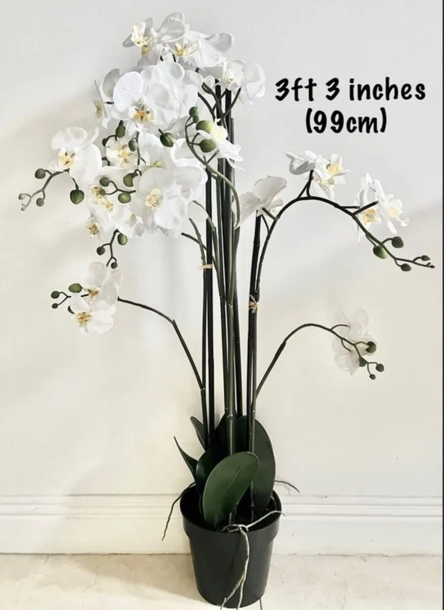 Tall artificial Orchid (3ft 3” tall) - Image 3