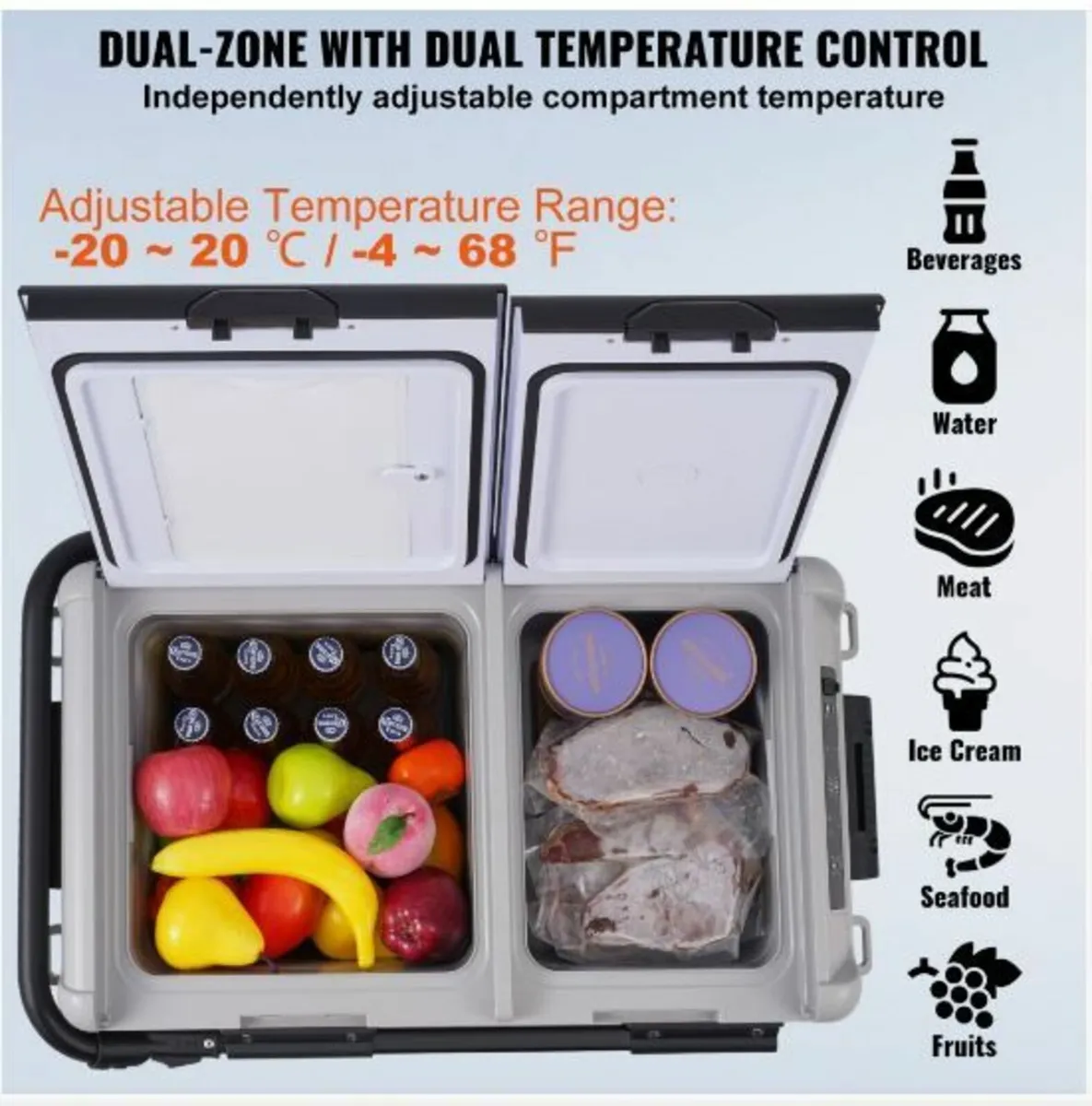 Portable Car Refrigerator Freezer Compressor 50 L - Image 2